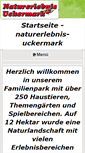Mobile Screenshot of naturerlebnis-uckermark.de